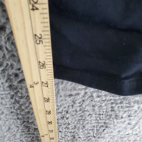 Torrid Jeans Women Size 10 Black Slim Fit Roll Tab Cuff Cropped Stretch Denim - Picture 8 of 12